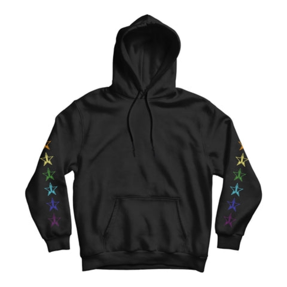 Jeffree Star Rainbow Star Hoodie Medium NEW - Picture 6 of 8